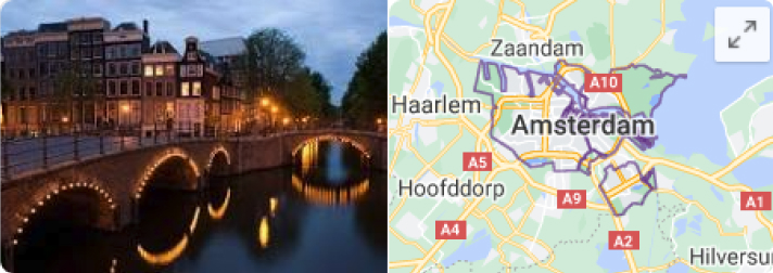 Location composition for Amsterdam